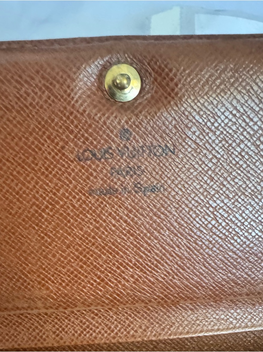 Louis Vuitton Monogram Snap Compact Wallet - Brown & Gold With COA - Picture 4 of 10